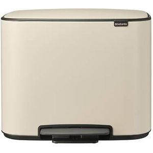 Brabantia Bo Pedaalemmer. 11 + 23L - Soft Beige 202247