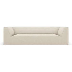 Windsor & Co Sao 3-zitsbank - Ribstof - Lichtbeige