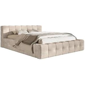 Selsey Design Tilly bedframe chenille met opbergvak 140 x 200 cm