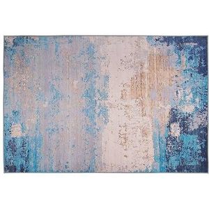 INEGOL - Vloerkleed - Blauw - 140 x 200 cm - Polyester