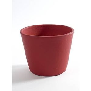 Serax Bloempot Handpainted Burgundy Rood D 16 cm H 12 cm