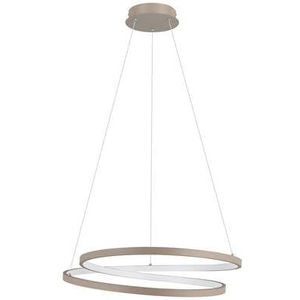 EGLO Ruotale Hanglamp - LED - Ø 55 cm - Zandkleur|Beige|Wit