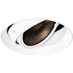 QAZQA Moderne inbouwspot wit GU10 AR111 rond trimless - Oneon Honey