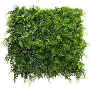 Kopu® kunstplant UV Bestendig Wandpaneel Planten mat 50x50x7 cm Varens