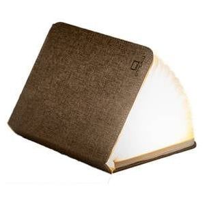 Gingko Smart Booklight Linnen Lamp - Oplaadbaar - Koffie Bruin