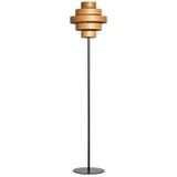 ETH Oaknut - Vloerlamp - Hout - 5 Rings - excl. 1x E27 lichtbron