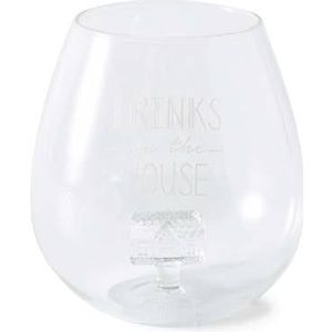 Riviera Maison Waterglas tekst, Drinkglas, Drinks On The House