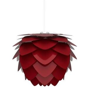 Umage Aluvia Mini hanglamp ruby red - met koordset wit - Ø 40 cm