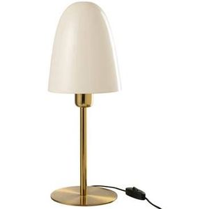 J-Line tafellamp - metaal - wit|goud
