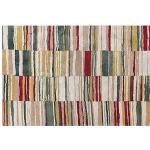 Beliani-FATSA-Laagpolig vloerkleed-Multicolor-160 x 230 cm-Polyester