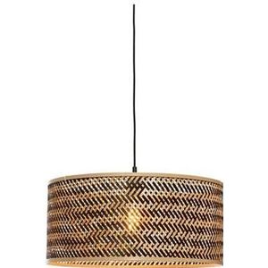 GOOD&MOJO Hanglamp Java - Bamboe|Zwart - Ø50cm