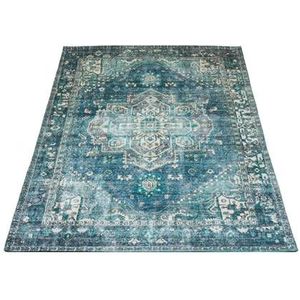 Veer Carpets - Vloerkleed Nora Petrol 160 x 230 cm