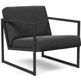 Innovation Vikko Houtskool Zwart Loungestoel met Armleuning