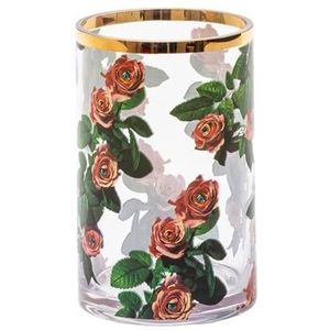 Seletti Toiletpaper Cylindrical vaas small Roses