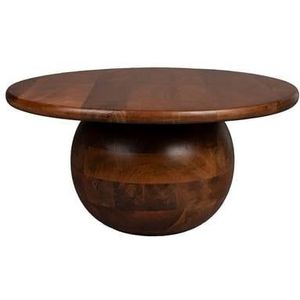 Dutchbone Oblivian Salontafel Rond 70 cm Mangohout - Bruin