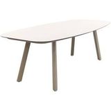 Taste Manolo tuintafel 240x103 cm. - Deens ovaal - Latte