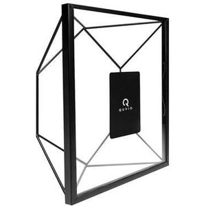 QUVIO Fotolijst hexagon staal 15 x 20.5cm - Zwart