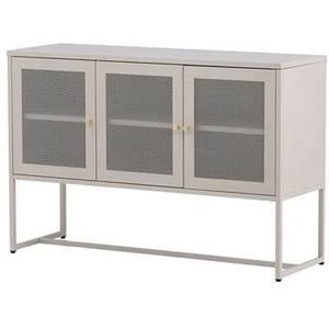 Nest living Sita metalen dressoir beige - 120 x 80 cm