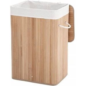 Bamboe Opbergmand/ Wasmand - 72L - Naturel