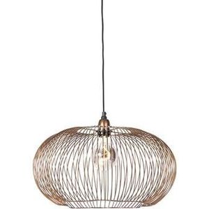 QAZQA Industriële hanglamp koper 49 cm - Finn