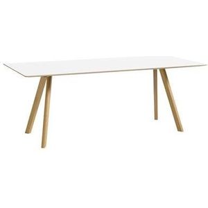 HAY CPH30 2.0 Eettafel - Eikenhout frame Wit laminate
