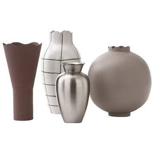 POLSPOTTEN Wavy Vaas - Set van 4