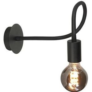 Highlight Wandlamp Flex Zwart Mat Zwart 50cm