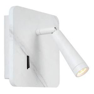 Lucide OREGON Bedlamp 1xGeïntegreerde LED - Wit