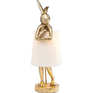 Tafellamp Konijn Animal Goud Wit 68 cm