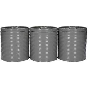 Voorraadbussen, Set van 3 Stuks, 1 L, Grijs - KitchenCraft