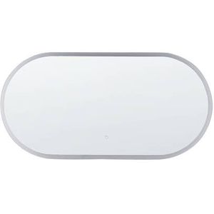 Beliani - CHATEAUROUX - LED-spiegel - Zilver - Glas