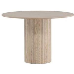 Gratham - Eettafel - Naturel Whitewash - MDF - 110x110x75 cm