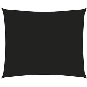 vidaXL Zonnescherm rechthoekig 5x6 m oxford stof zwart