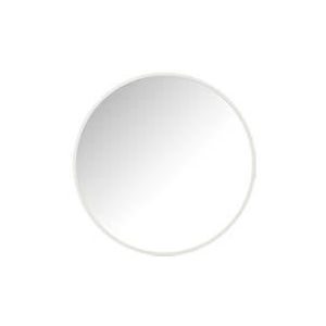 J-line spiegel Rond - glas|metaal - wit - small