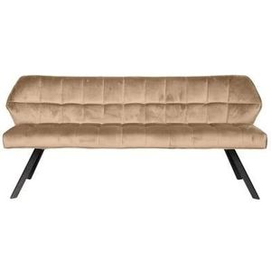 Fraaai Ramon eetkamerbank 180 cm velvet champagne