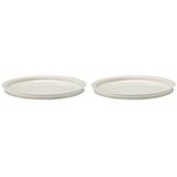 Serax - Dune By Kelly Wearstler - Dinerbord - Alabaster - Set Van 2 - Ø23 cm