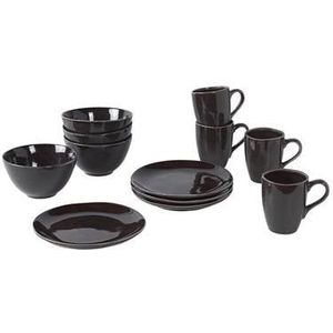Broste Copenhagen Nordic Ontbijtset 12-delig - Coal