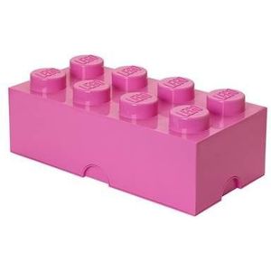 LEGO - Opbergbox Brick 8, Roze - LEGO
