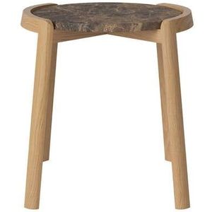 Bolia Mix Salontafel Small - Bruin / Marmer - Geolied Eiken