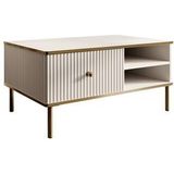 Meubella - Salontafel Vanty - Wit - 90 cm