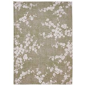 Louis de Poortere - Sakura Wet Garden 9372 - Vloerkleed - Groen - PET Materiaal