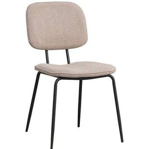 Bronx71® Scandinavische eetkamerstoel Ivar gerecyclede stof taupe