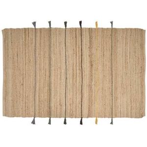 RAUTA - Laagpolig vloerkleed - Beige - 140 x 200 cm - Jute