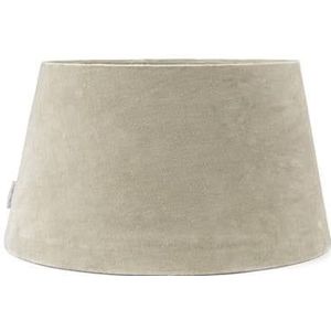 Riviera Maison Lampenkap beige, Cilinder - Velvet (ØxH) 45x25