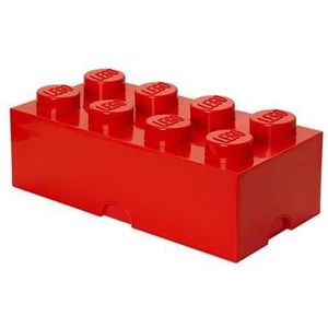 LEGO - Opbergbox Brick 8, Rood - LEGO