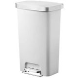 EKO Hana Pedaalemmer 45 Liter - Wit - Luchtdicht - Soft-close