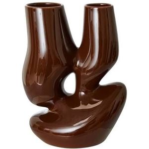 HKliving Organic Vaas - Maat L - Espresso