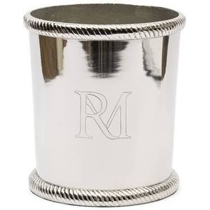 Riviera Maison wijnkoeler zilver, Rond - RM Monogram 4 Liter