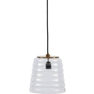 Riviera Maison hanglamp glas, rond, trapeze - Menaggio - Transparant