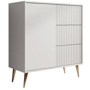 Meubella Dressoir Winq - Wit - 90 cm